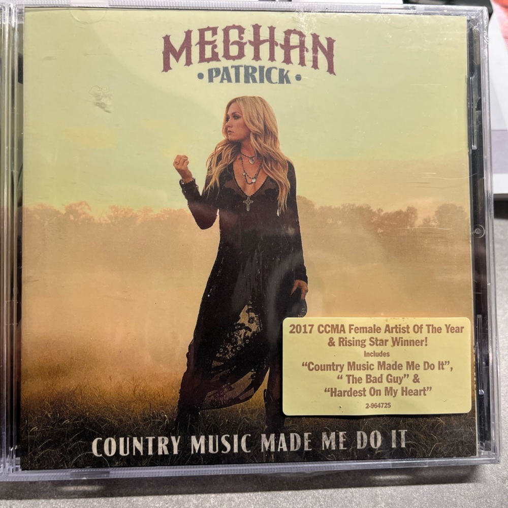 Unopened Meghan Patrick - Country Music Made Me Do It CD